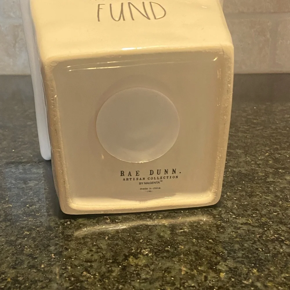 Rae Dunn Rainy Day Fund Birdhouse Bank - Picture 3 of 3